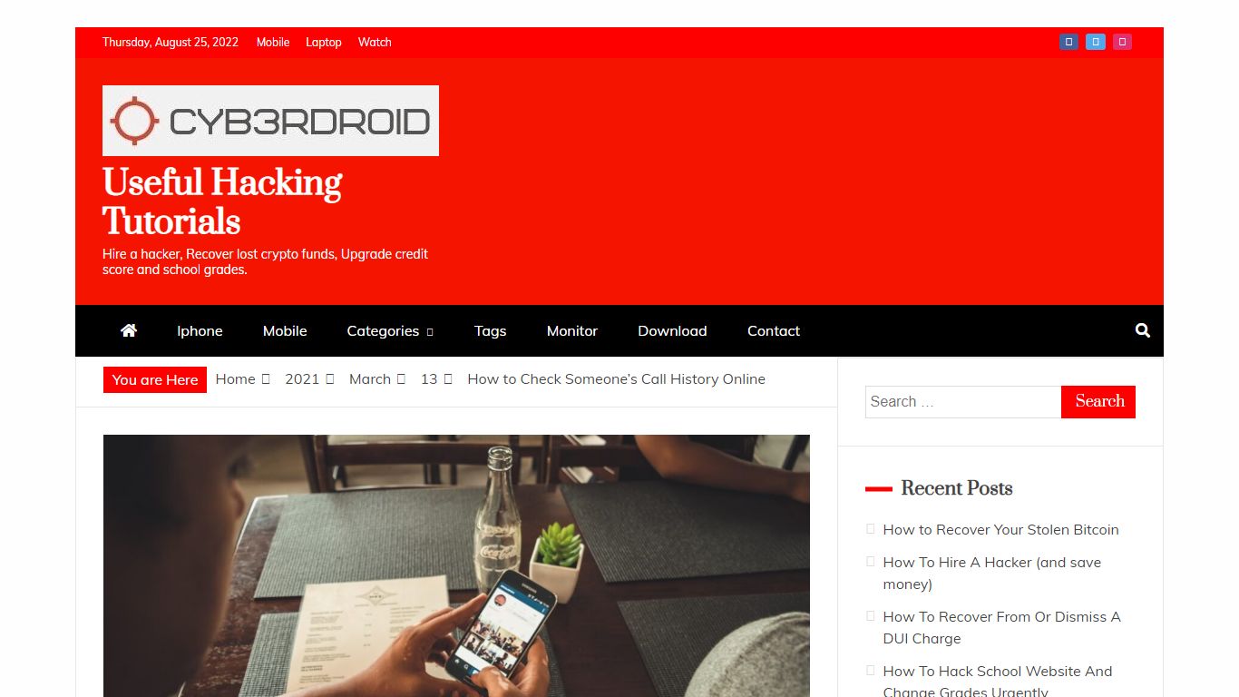 How to Check Someone’s Call History Online - Cyb3rDroid